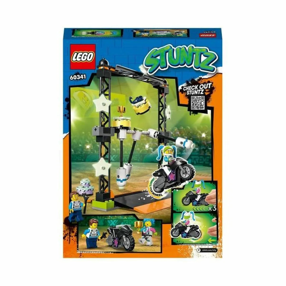 Playset Lego 60341 City Stuntz The Stunt Challenge 117 Kusy - Hračky a Hry Bábiky Postavičky