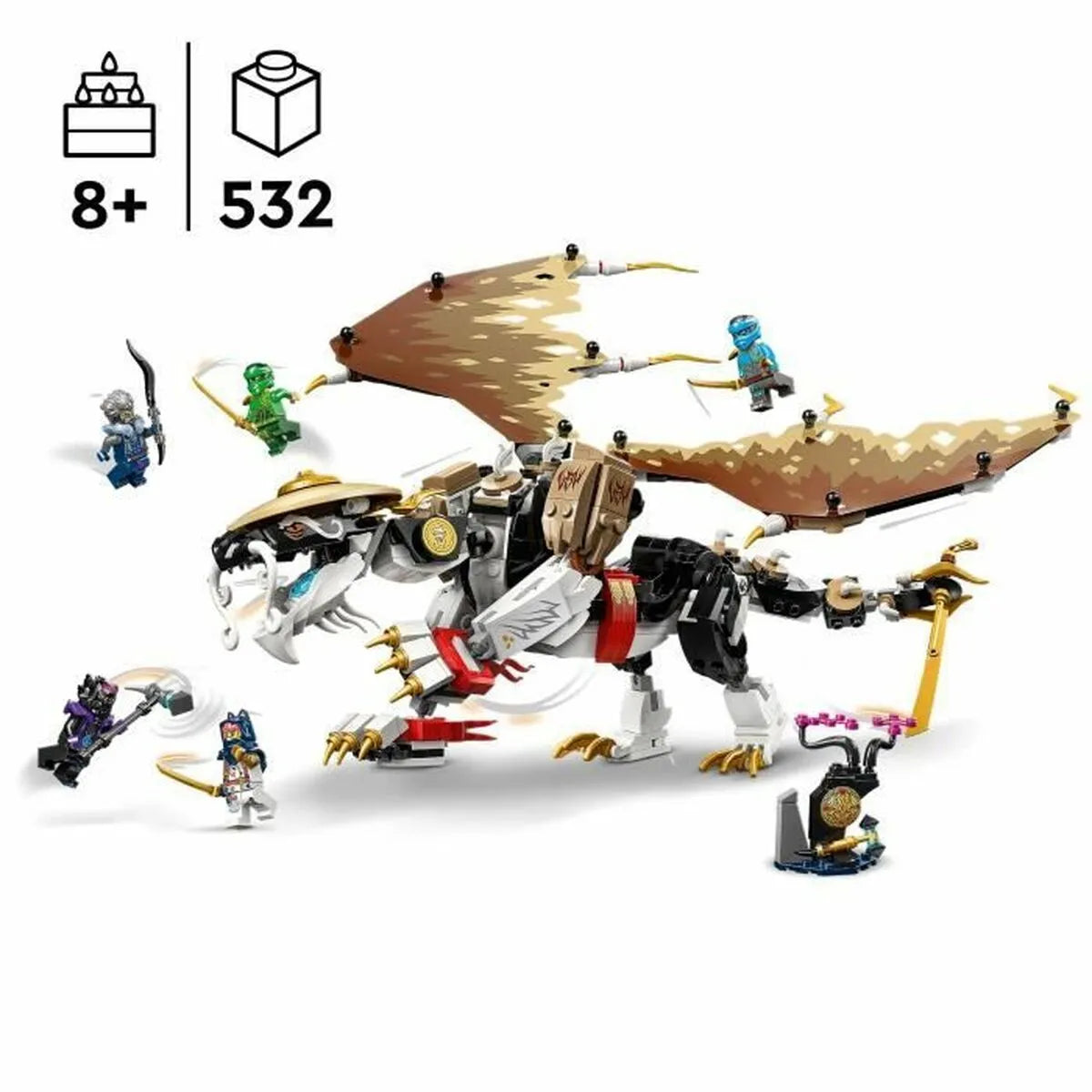 Playset Lego 71809 Master Dragon Egalt - Hračky a Hry Bábiky Postavičky