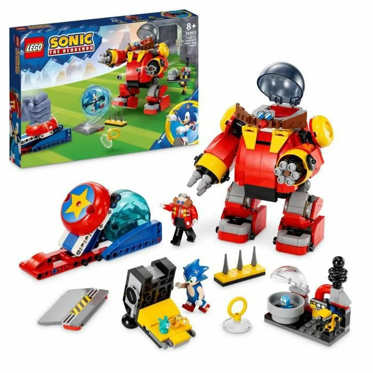 Playset Lego 76993 Sonic Vs. Dr. Eggman’s Death Egg Robot