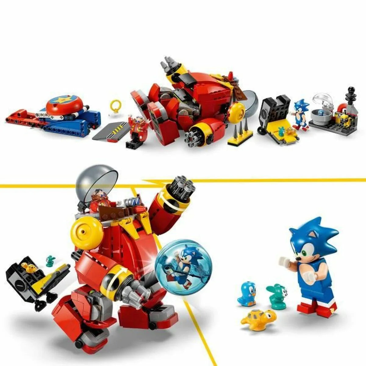 Playset Lego 76993 Sonic Vs. Dr. Eggman’s Death Egg Robot