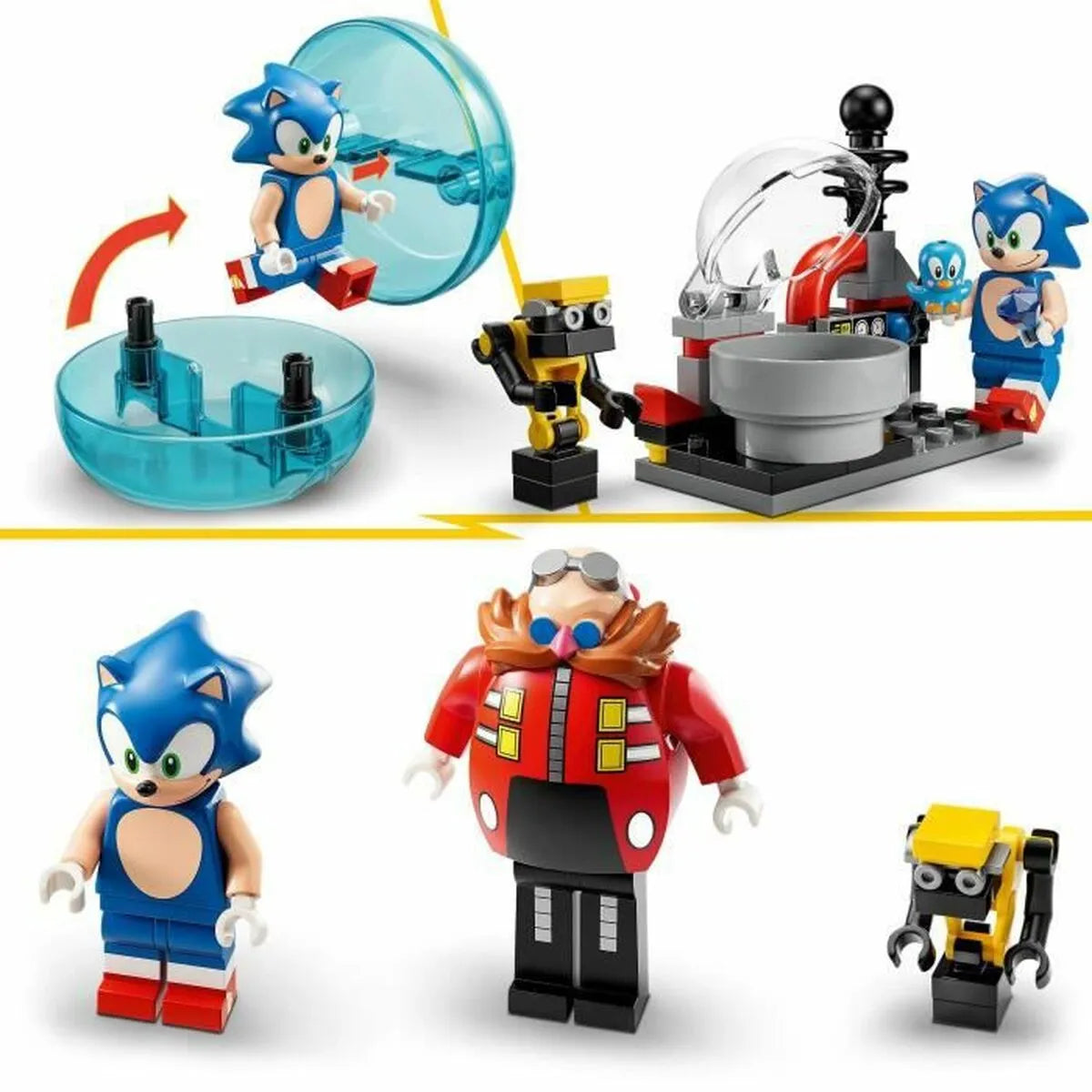 Playset Lego 76993 Sonic Vs. Dr. Eggman’s Death Egg Robot