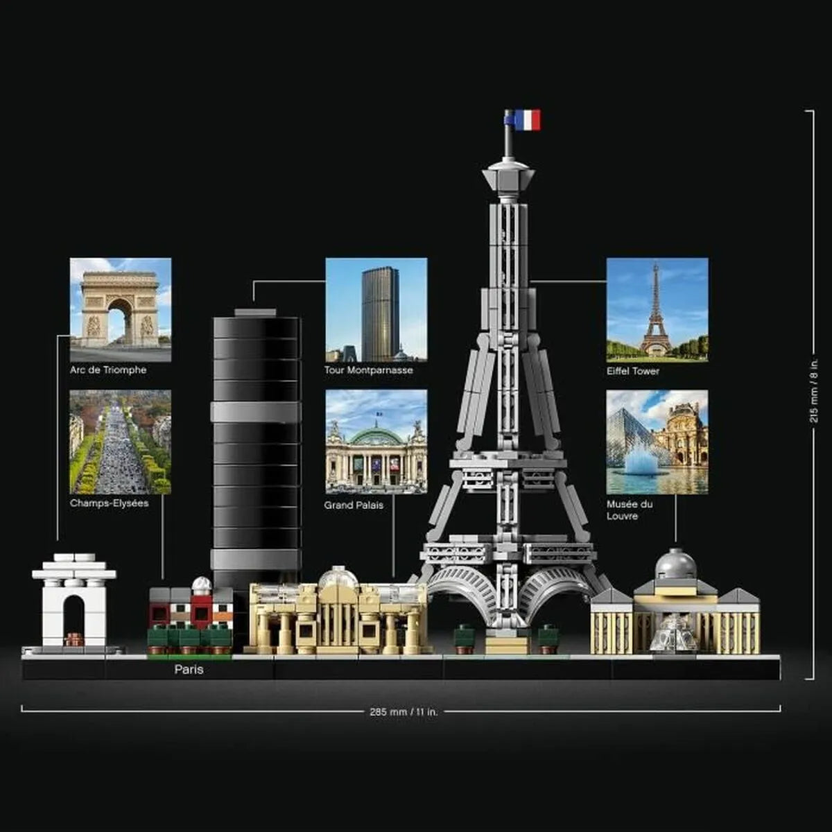 Playset Lego Architecture 21044 Paris - Hračky a Hry Bábiky Postavičky