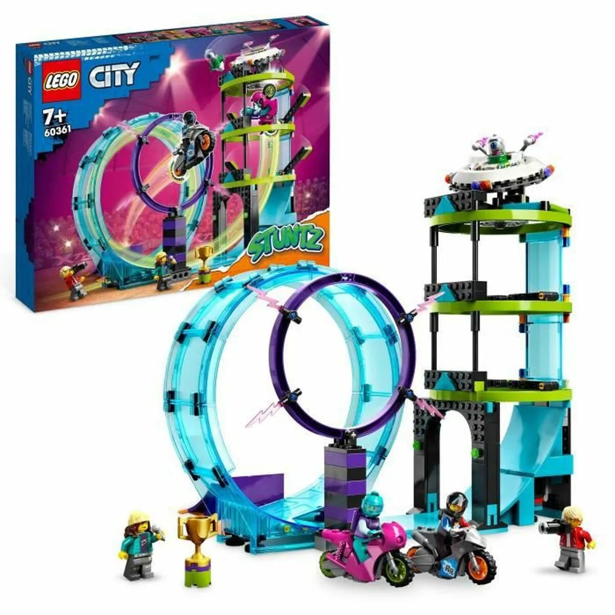 Playset Lego City Stuntz - Hračky a Hry Bábiky Postavičky