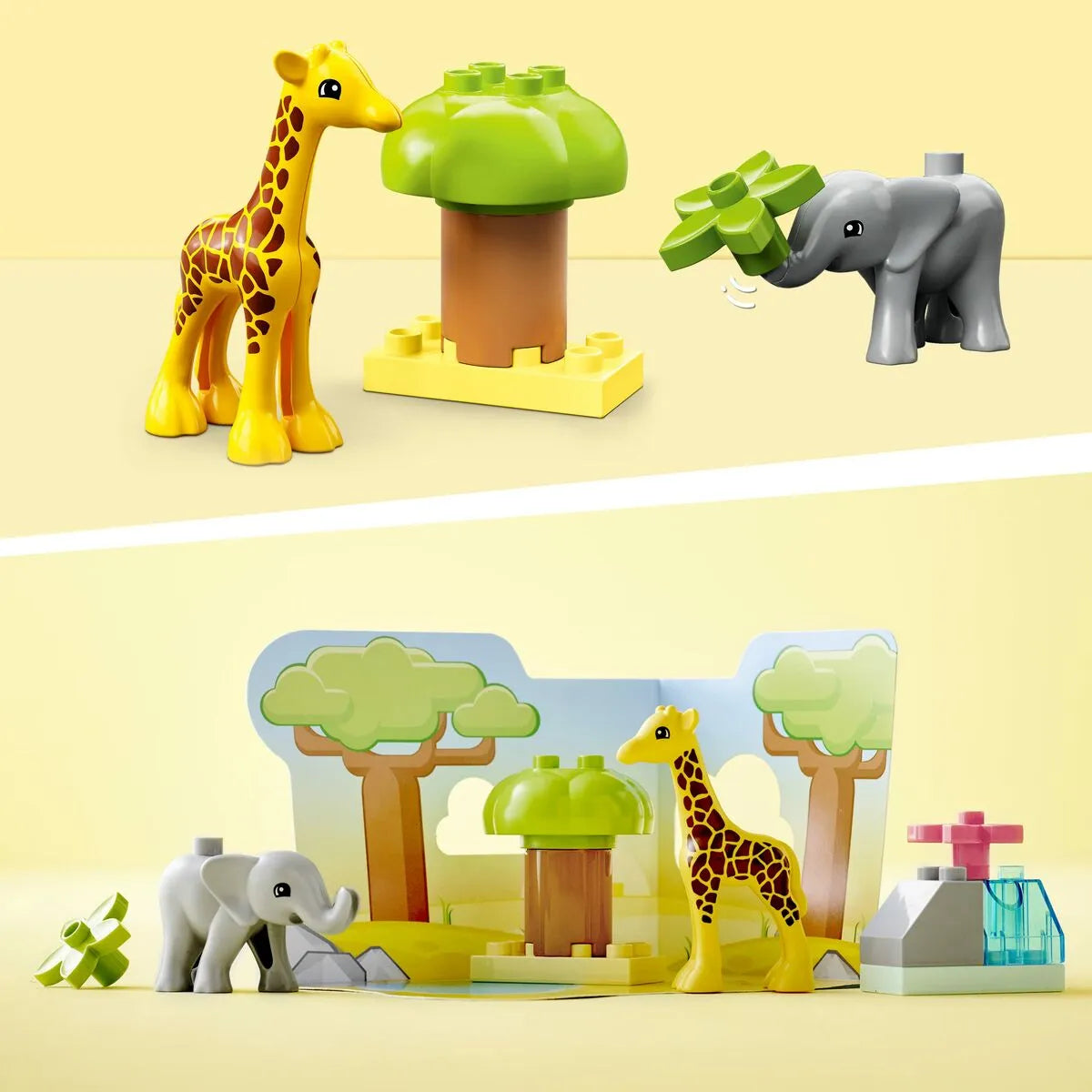 Playset Lego Duplo African Wild Animals 10 Kusy