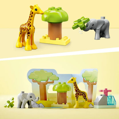 Playset Lego Duplo African Wild Animals 10 Kusy