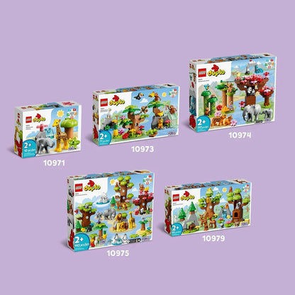 Playset Lego Duplo African Wild Animals 10 Kusy