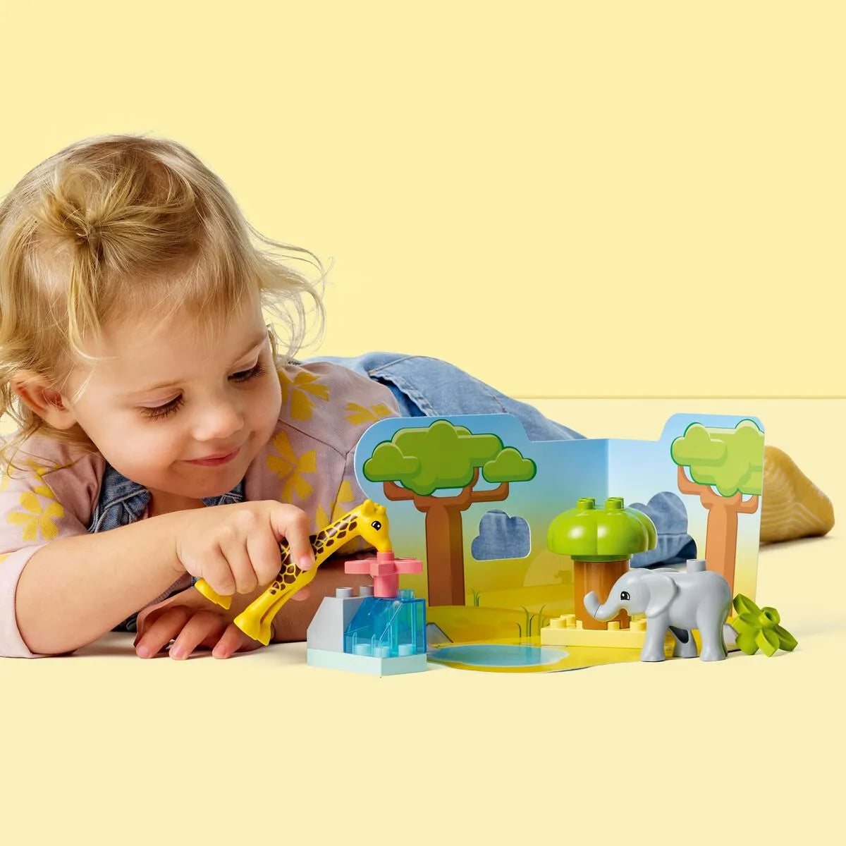 Playset Lego Duplo African Wild Animals 10 Kusy