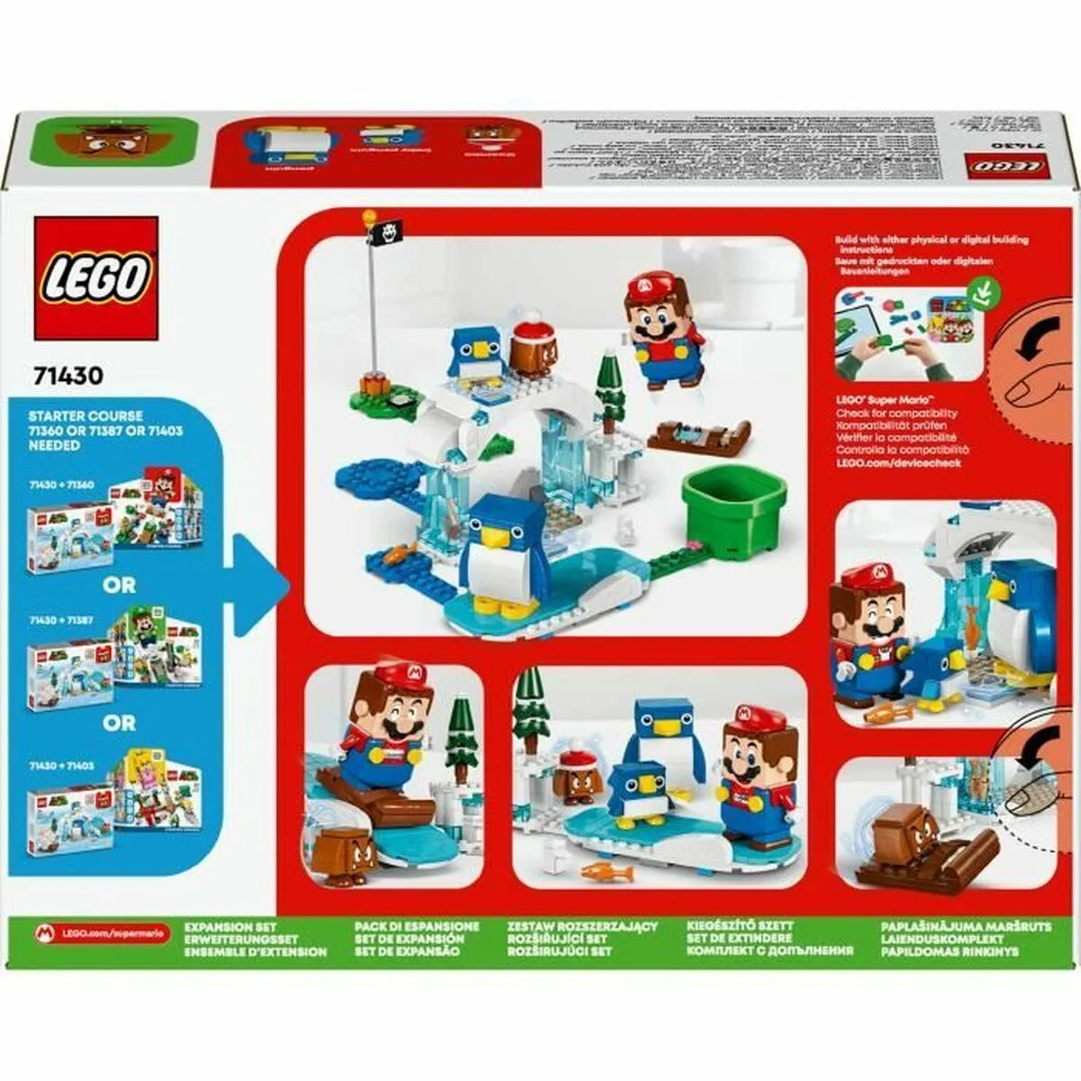 Playset Lego Expansion Set: Pengui Family Snow Adventure