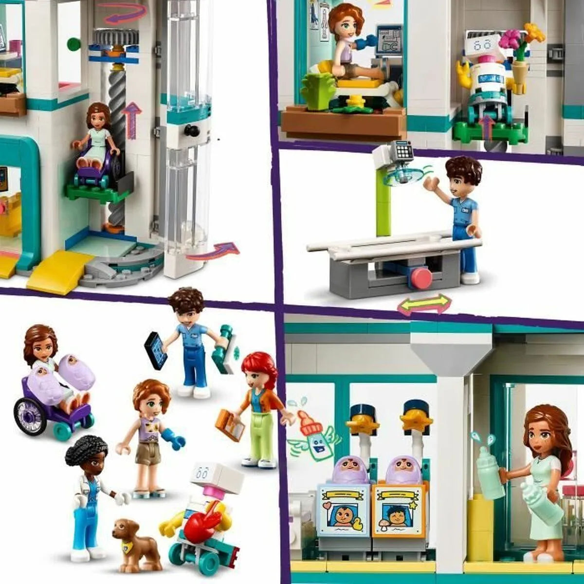 Playset Lego Heartlake City Hospital - Hračky a Hry Bábiky Postavičky