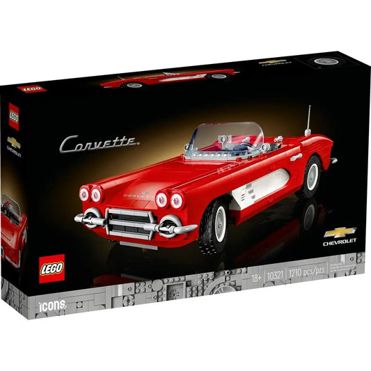 Playset Lego Icons: Corvette 10321 1210 Kusy 14 x 10 32 Cm