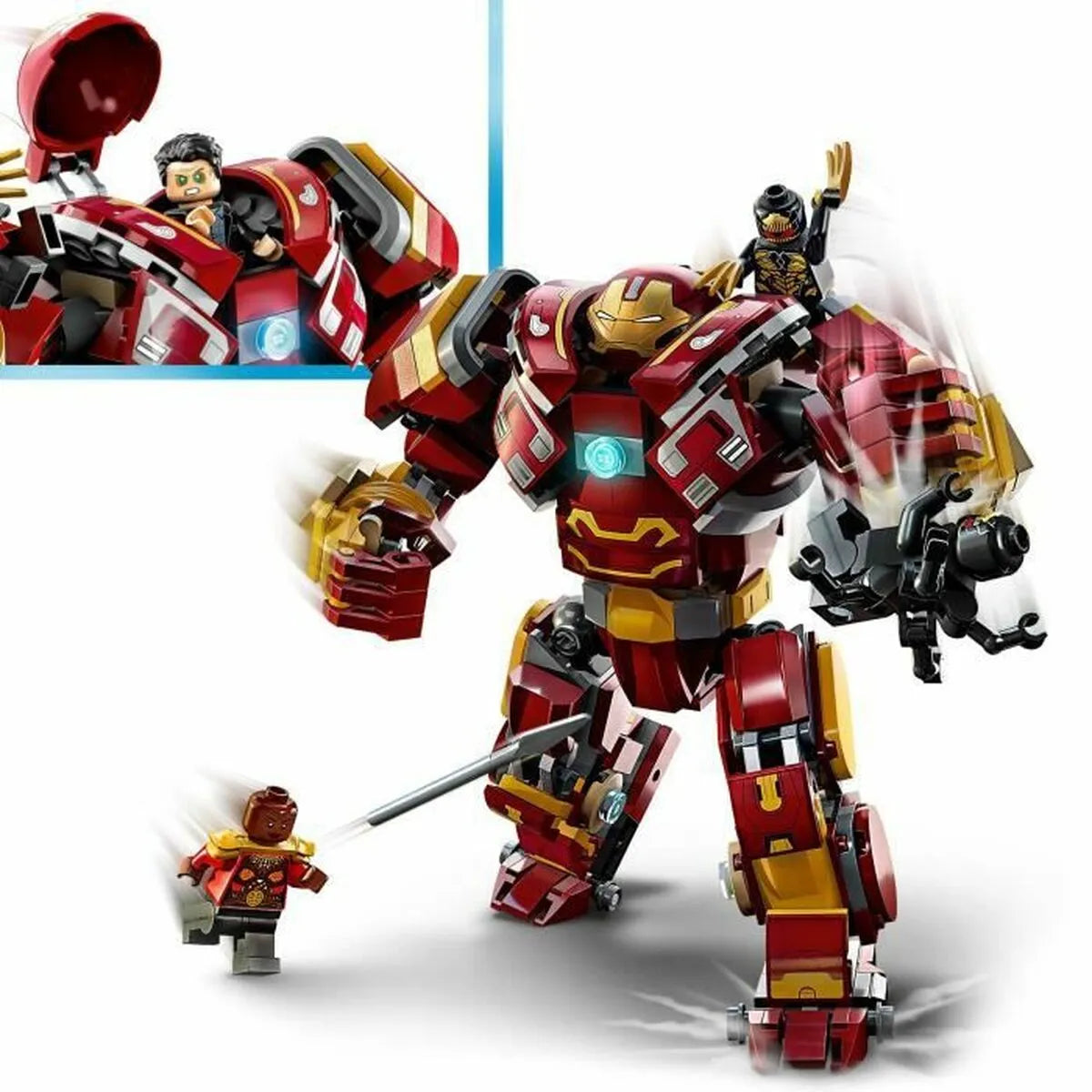 Playset Lego Marvel Hulkbuster 385 Kusy - Hračky a Hry Bábiky Postavičky