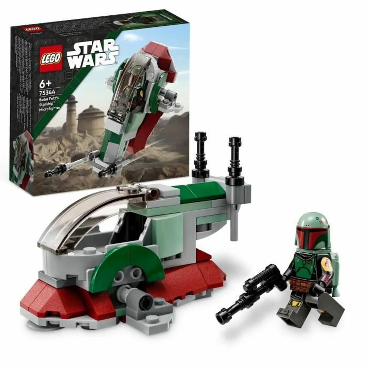 Playset Lego Star-wars 75344 Bobba Fett’s Starship 85 Kusy - Hračky a Hry Bábiky Postavičky