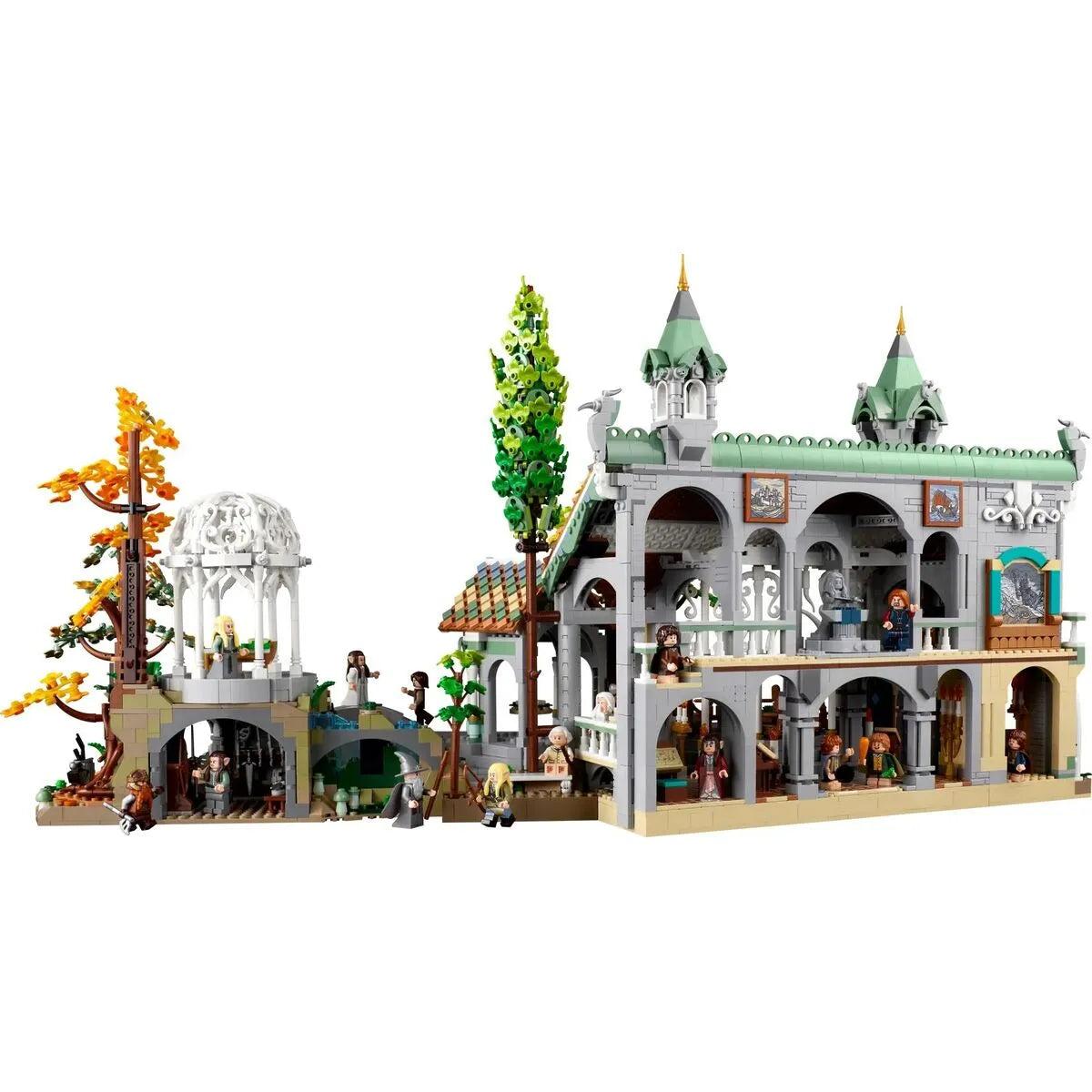 Playset Lego The Lord Of The Rings: Rivendell 10316 6167 Kusy 72 x 39 50 Cm - Hračky a Hry Bábiky Postavičky