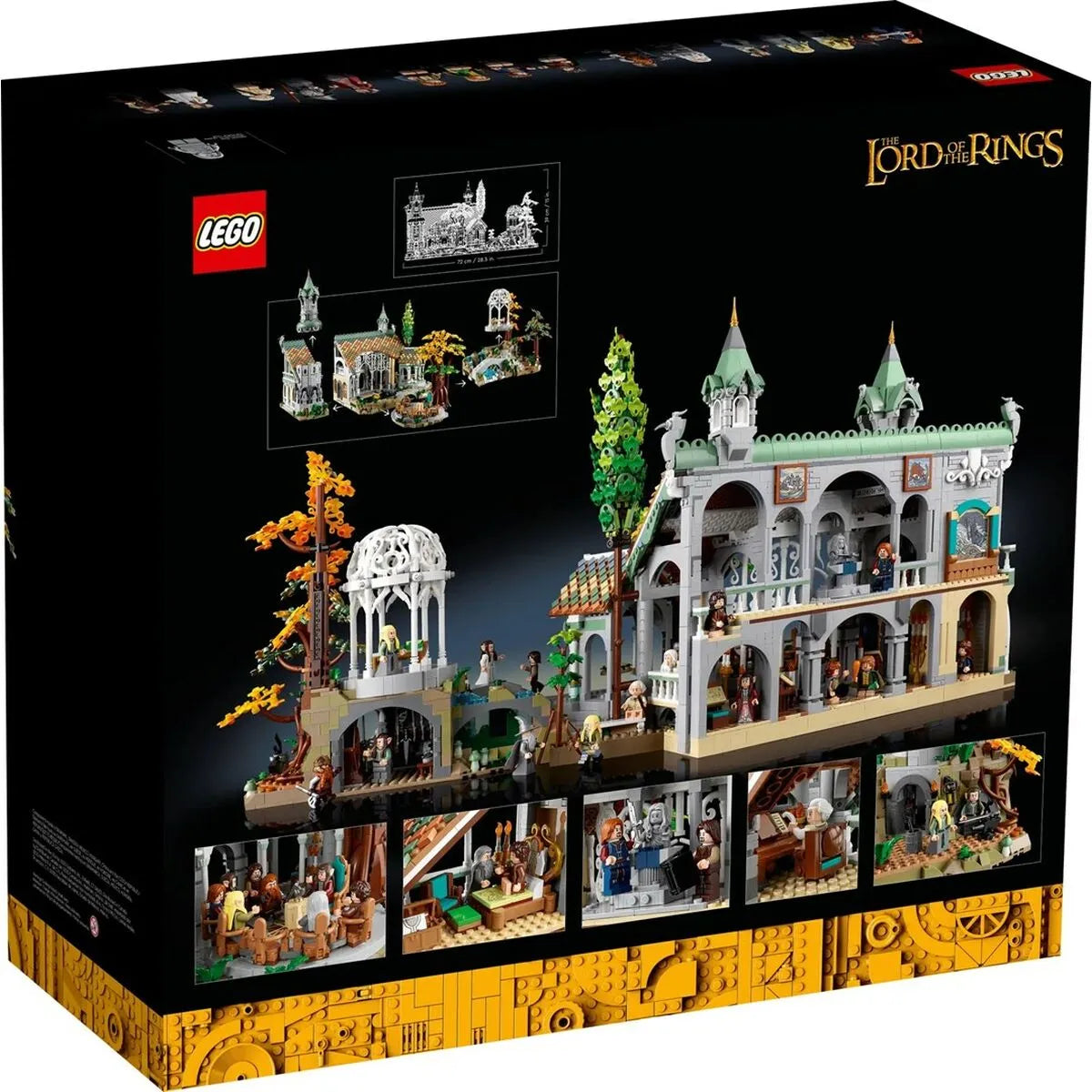 Playset Lego The Lord Of The Rings: Rivendell 10316 6167 Kusy 72 x 39 50 Cm - Hračky a Hry Bábiky Postavičky