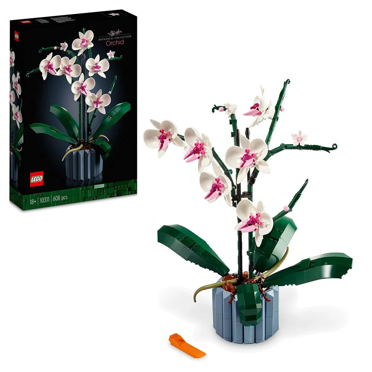 Playset Lego The Orchid Plants With Indoor Artificial Flowers