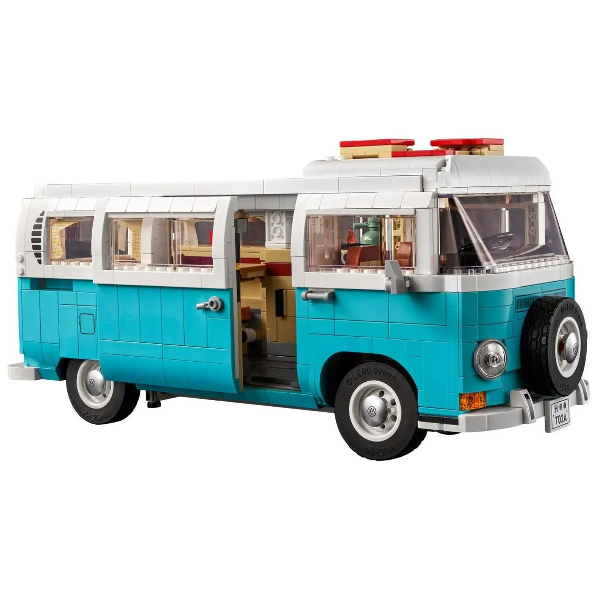 Playset Lego Volkswagen T2 Camper Van 10279 2207 Kusy 14 x 15 35 Cm - Hračky a Hry Bábiky Postavičky