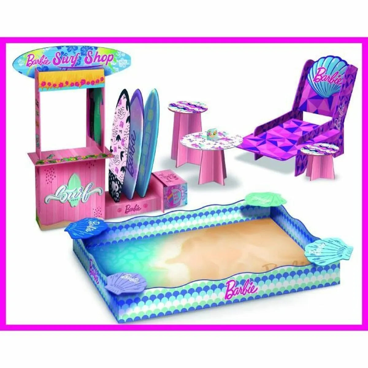 Playset Lisciani Giochi Barbie Surf & Sand - Hračky a Hry Bábiky Postavičky