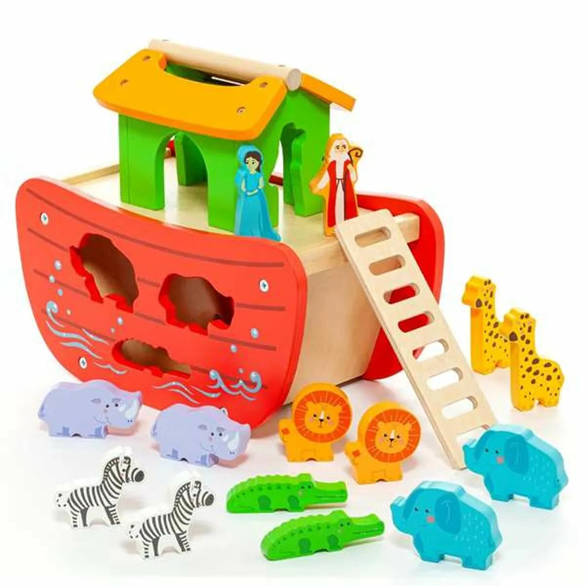 Playset Moltó Noah’s Ark Drevo 17 Kusy - Hračky