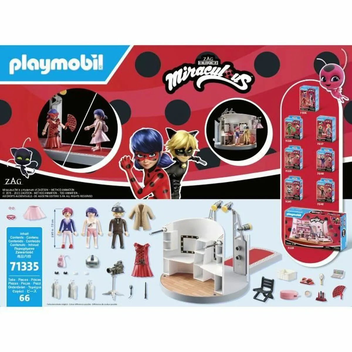 Playset Playmobil 71135 Miracolous - Hracie Sady