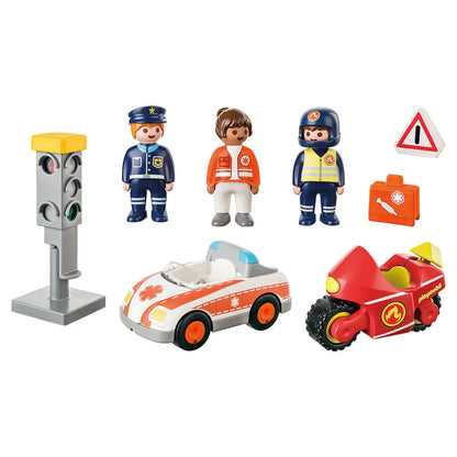 Playset Playmobil 71156 1.2.3 Day to Heroes 8 Kusy - Hračky a Hry Bábiky Postavičky