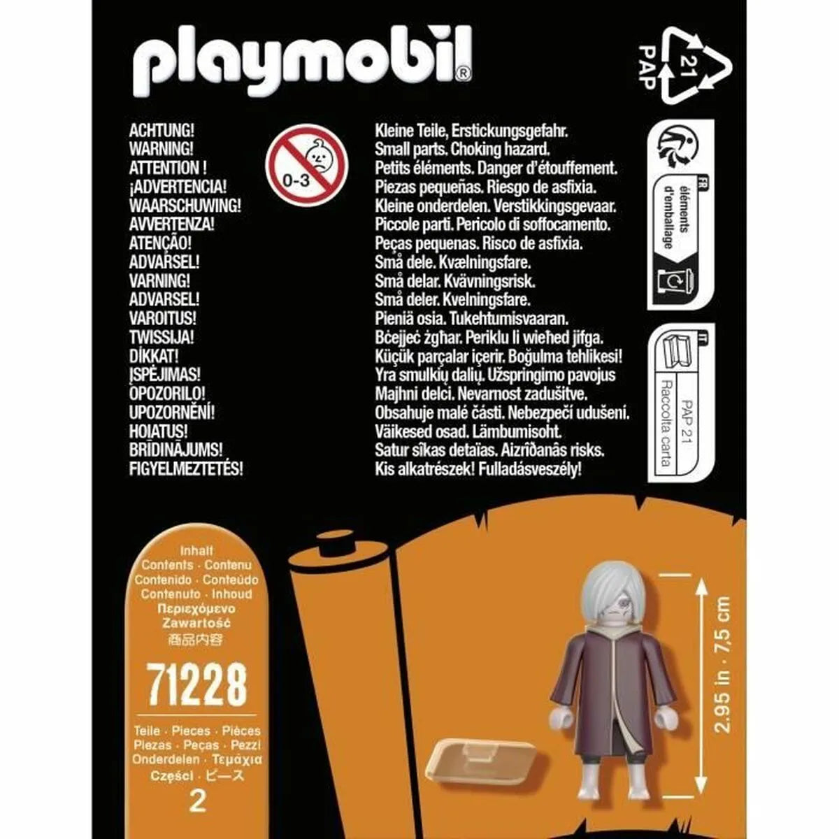 Playset Playmobil 71228 Naruto - Hracie Sady