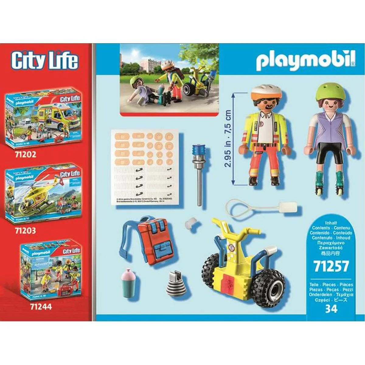 Playset Playmobil 71257 City Life 45 Kusy - Hracie Sady