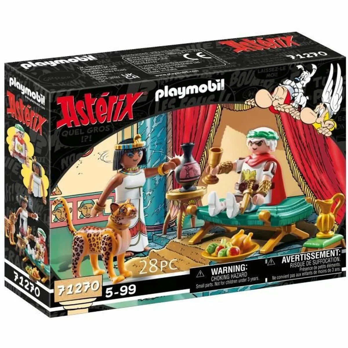 Playset Playmobil 71270 - Asterix: César And Cleopatra 28 Kusy - Hračky a Hry Bábiky Postavičky