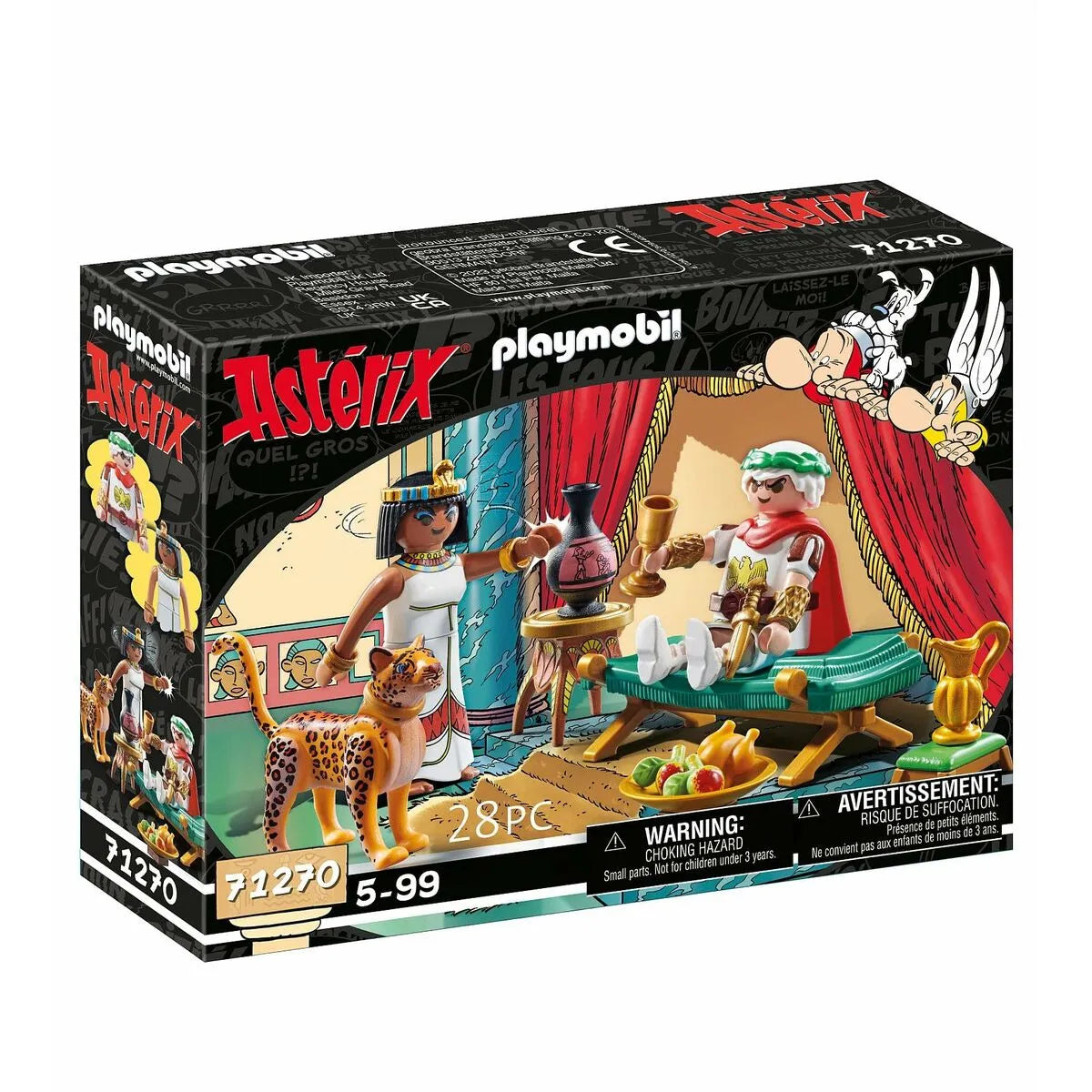 Playset Playmobil 71270 - Asterix: César And Cleopatra 28 Kusy - Hračky a Hry Bábiky Postavičky