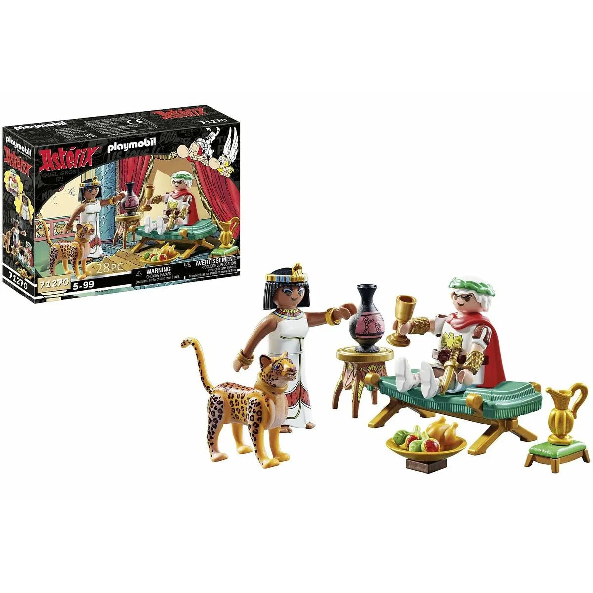 Playset Playmobil 71270 - Asterix: César And Cleopatra 28 Kusy - Hračky a Hry Bábiky Postavičky