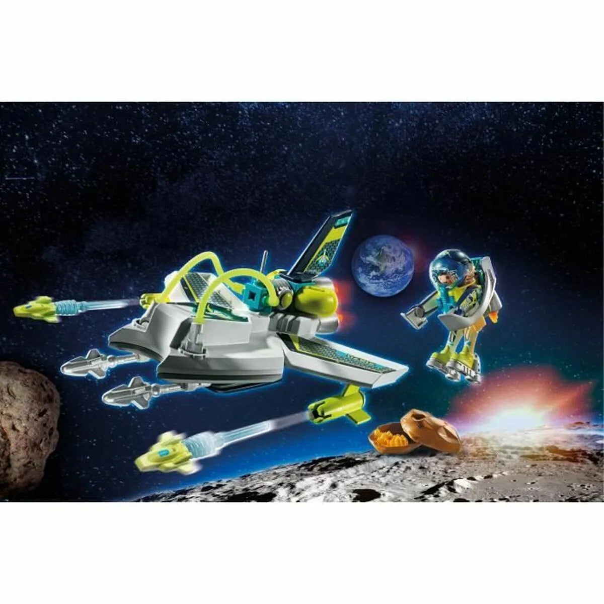 Playset Playmobil 71370 Space 57 Kusy - Hračky a Hry Bábiky Postavičky