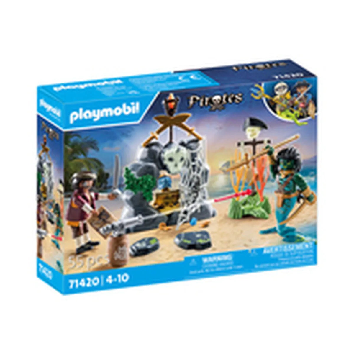 Playset Playmobil 71420 Piráti 55 Kusov - Hracie Sady