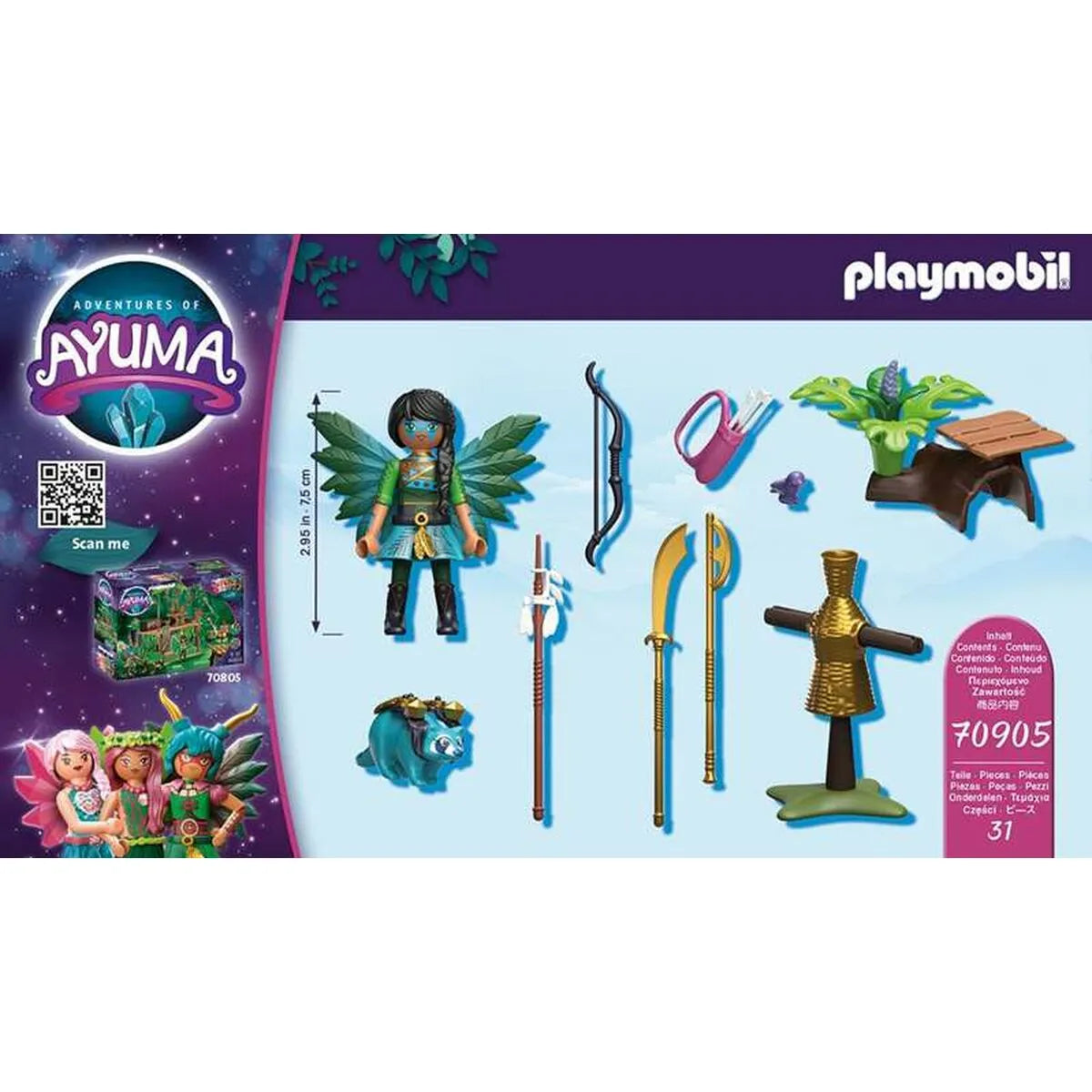 Playset Playmobil Adentures Of Ayuma Starter Pack Knight Fairy 70905 - Hračky a Hry Bábiky Postavičky