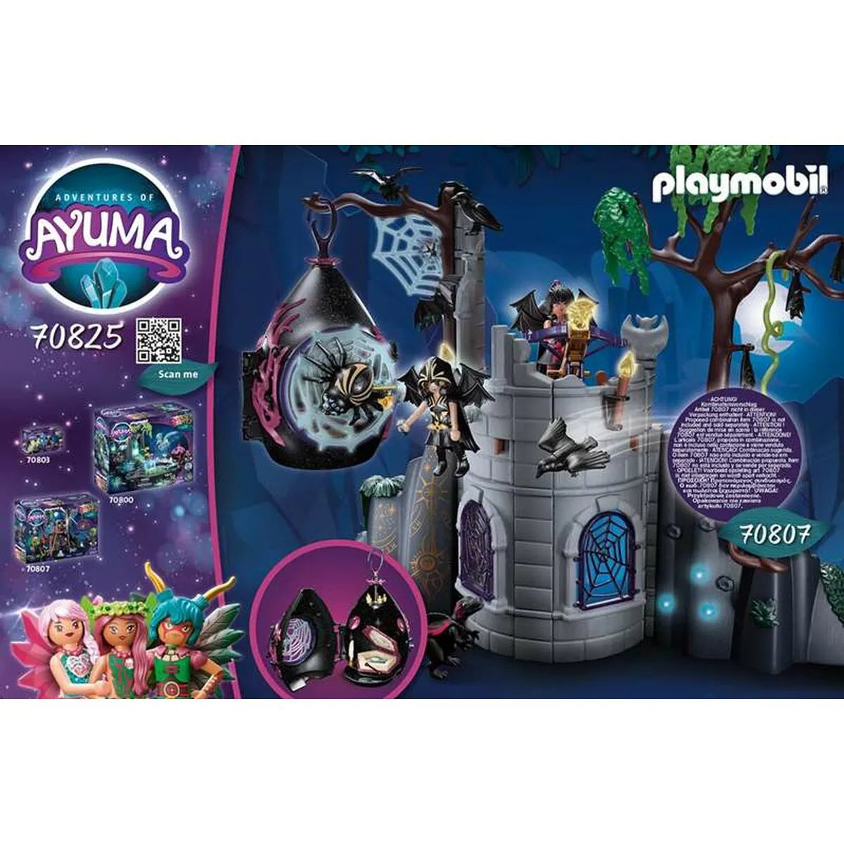 Playset Playmobil Adventures Of Ayuma Bat Fairies 70825 (54 Pcs) - Hračky a Hry Bábiky Postavičky