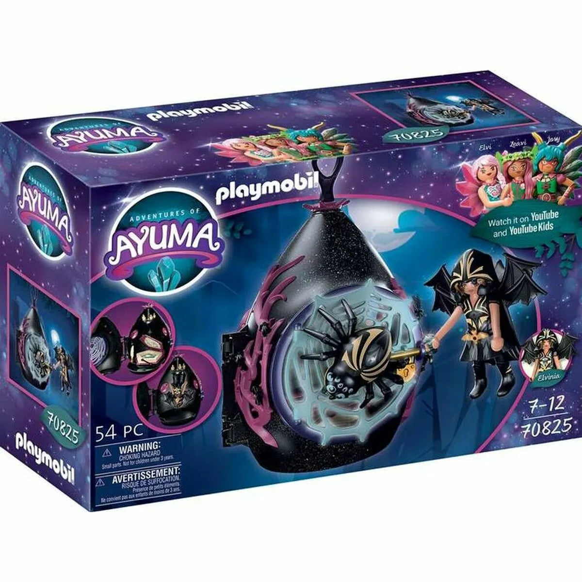 Playset Playmobil Adventures Of Ayuma Bat Fairies 70825 (54 Pcs) - Hračky a Hry Bábiky Postavičky