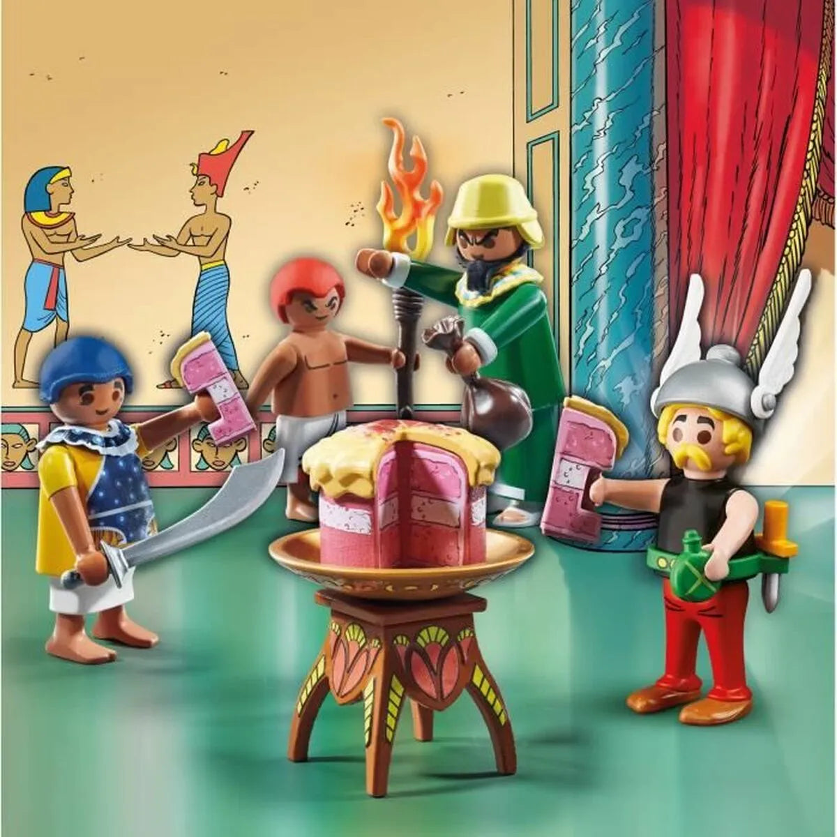 Playset Playmobil Asterix: Amonbofis And The Poisoned Cake 71268 24 Kusy - Hračky a Hry Bábiky Postavičky