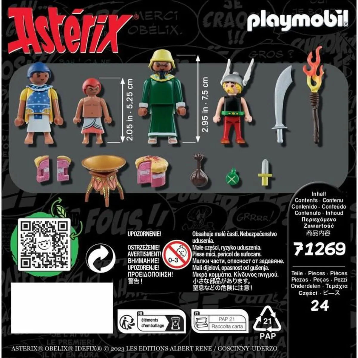 Playset Playmobil Asterix: Amonbofis And The Poisoned Cake 71268 24 Kusy - Hračky a Hry Bábiky Postavičky