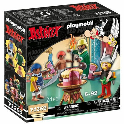 Playset Playmobil Asterix: Amonbofis And The Poisoned Cake 71268 24 Kusy - Hračky a Hry Bábiky Postavičky