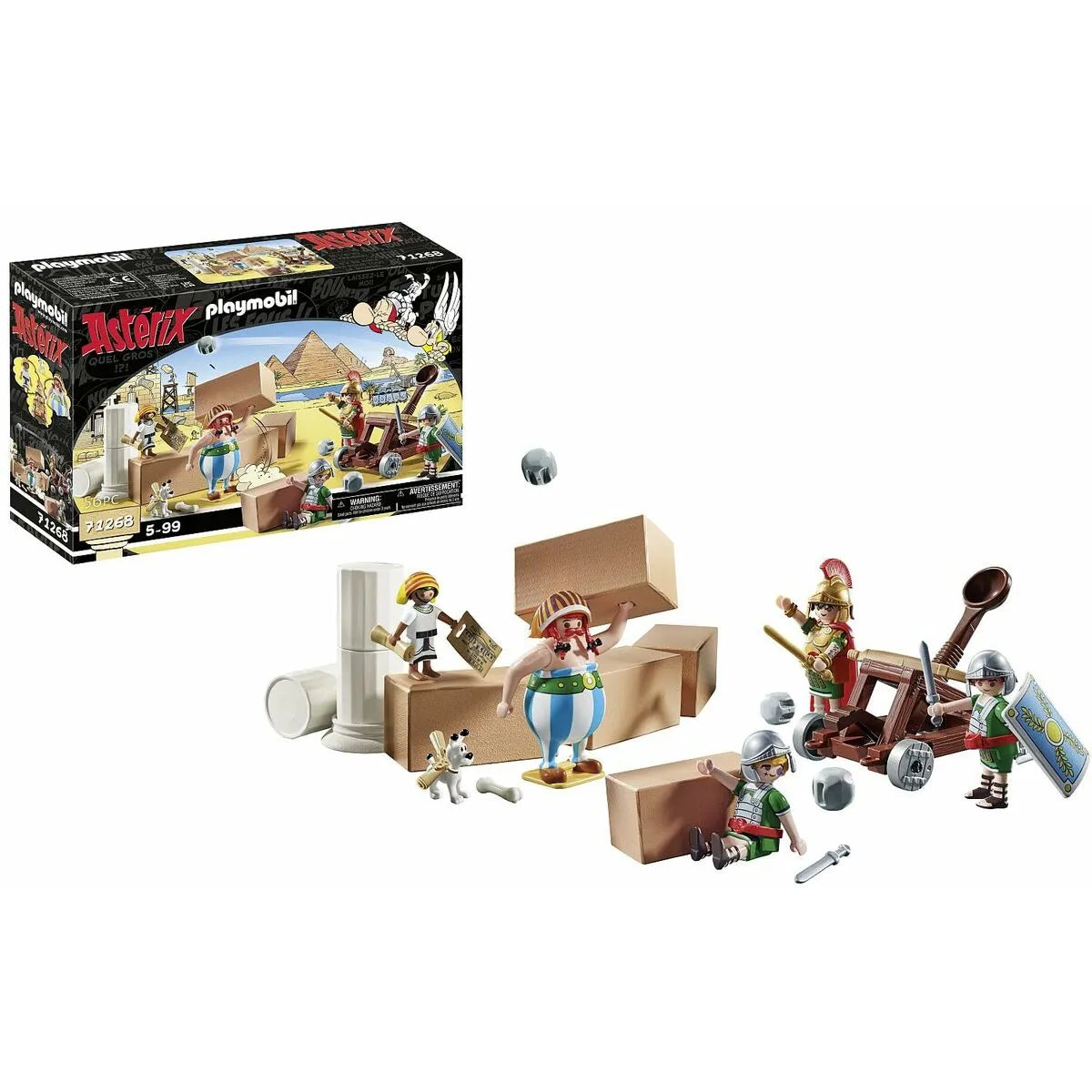 Playset Playmobil Astérix: Numerobis And The Battle Of Palace 71268 56 Kusy - Hračky a Hry Bábiky Postavičky