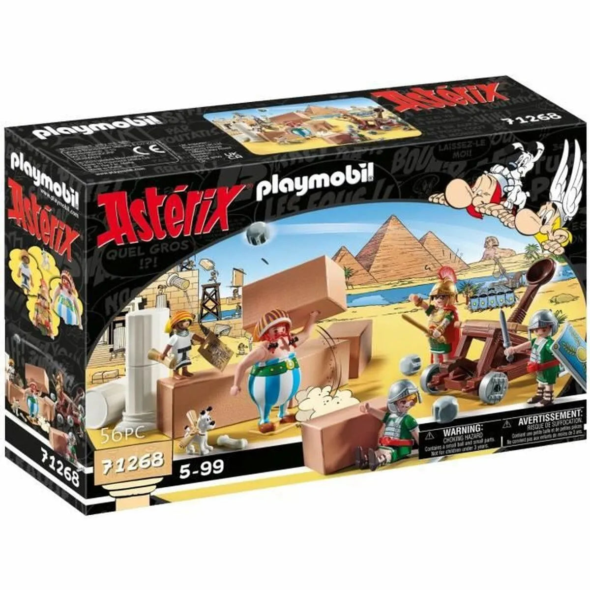 Playset Playmobil Astérix: Numerobis And The Battle Of Palace 71268 56 Kusy - Hračky a Hry Bábiky Postavičky