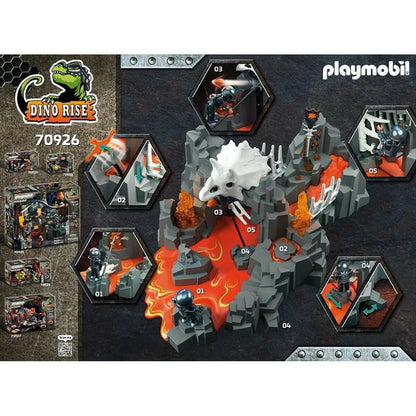 Playset Playmobil Dino Rise Lava Fountain Guardian 70926 - Hračky a Hry Bábiky Postavičky