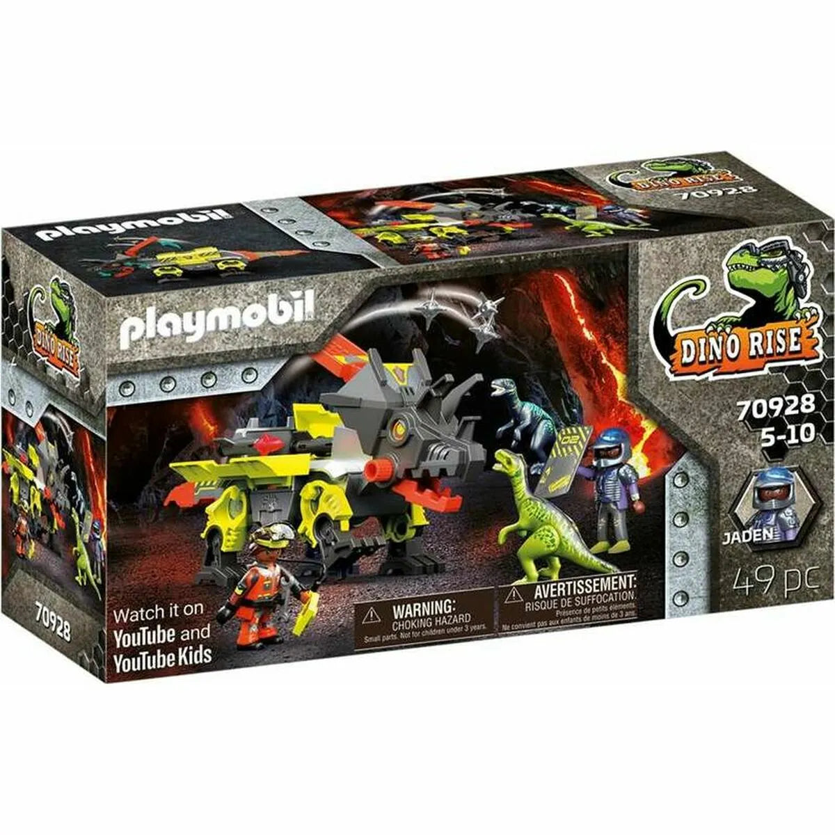 Playset Playmobil Dino Rise Robo-dino Combat Machine 70928 - Hračky a Hry Bábiky Postavičky