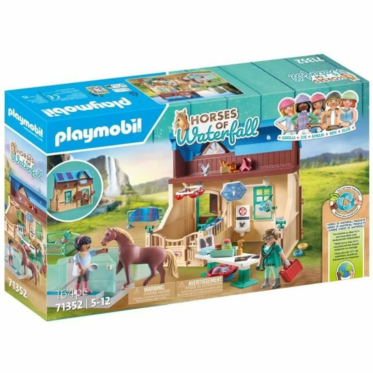 Playset Playmobil Horses Of Waterfall 71352 - Hračky a Hry Bábiky Postavičky