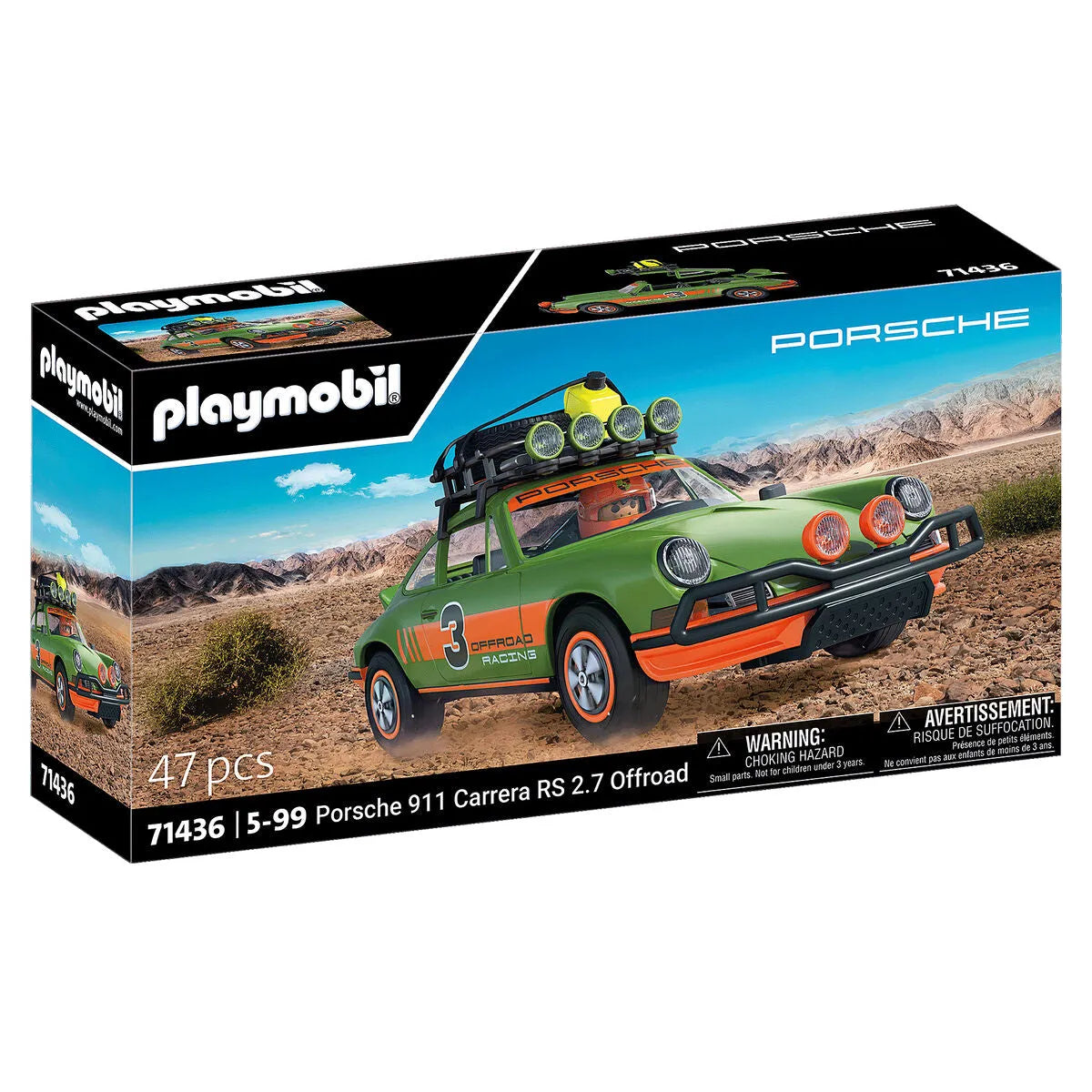 Playset Playmobil Porsche 911 Carrera Rs Offroad Edition 47 Kusov - Hračky a Hry Bábiky Postavičky