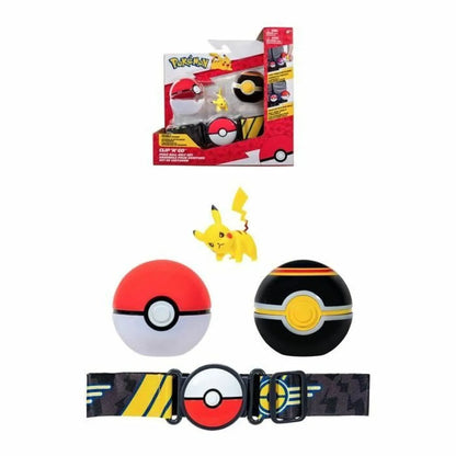 Playset Pokémon Clip Belt ?N’ Go - Pikachu - Hracie Sady