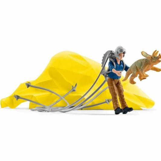 Playset Schleich Parachute Rescue Dinosaurus - Hračky a Hry Bábiky Postavičky