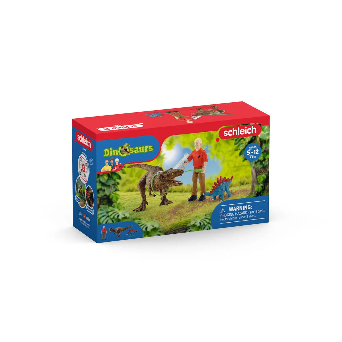 Playset Schleich Tyrannosaurus Rex Attack 41465 5 Kusy - Hračky a Hry Bábiky Postavičky