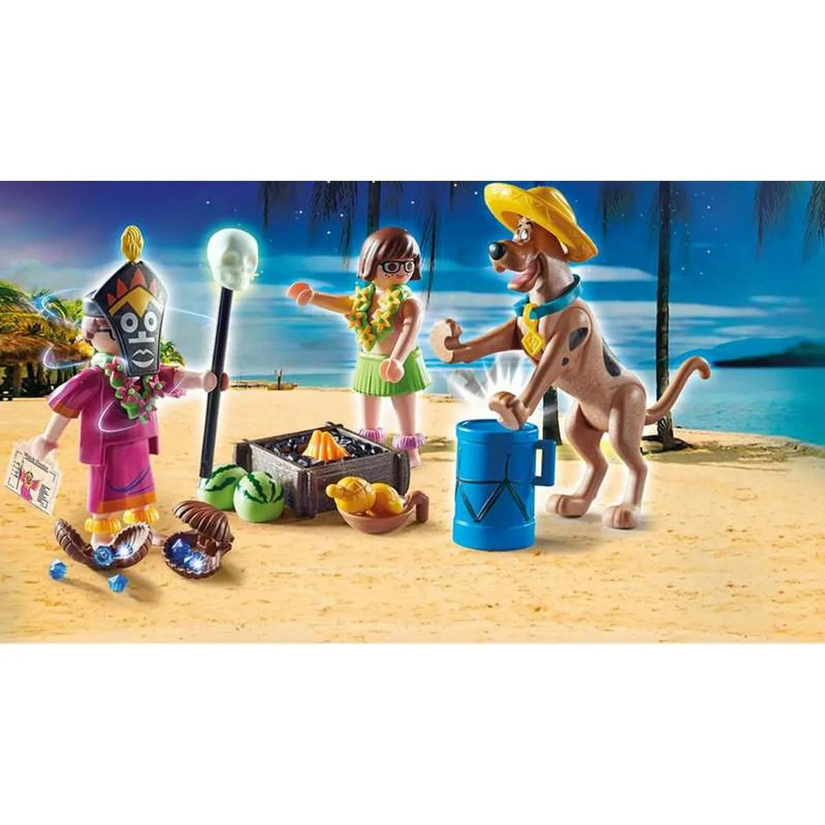 Playset Scooby Doo Aventure With Witch Doctor Playmobil 70707 (46 Pcs) - Hračky a Hry Bábiky Postavičky