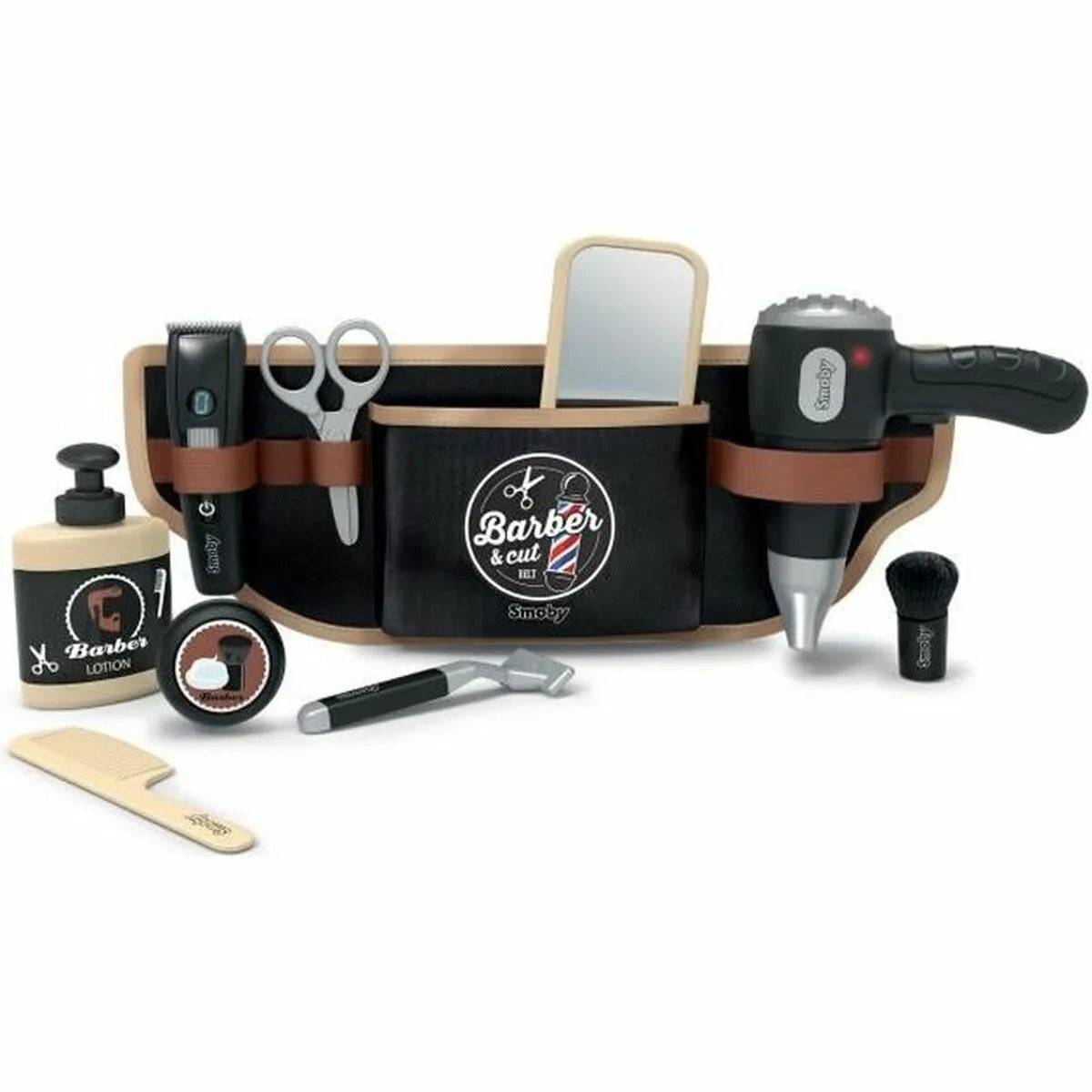 Playset Smoby Barber & Cut Belt čierna - Hračky a Hry Kostýmy Príslušenstvo