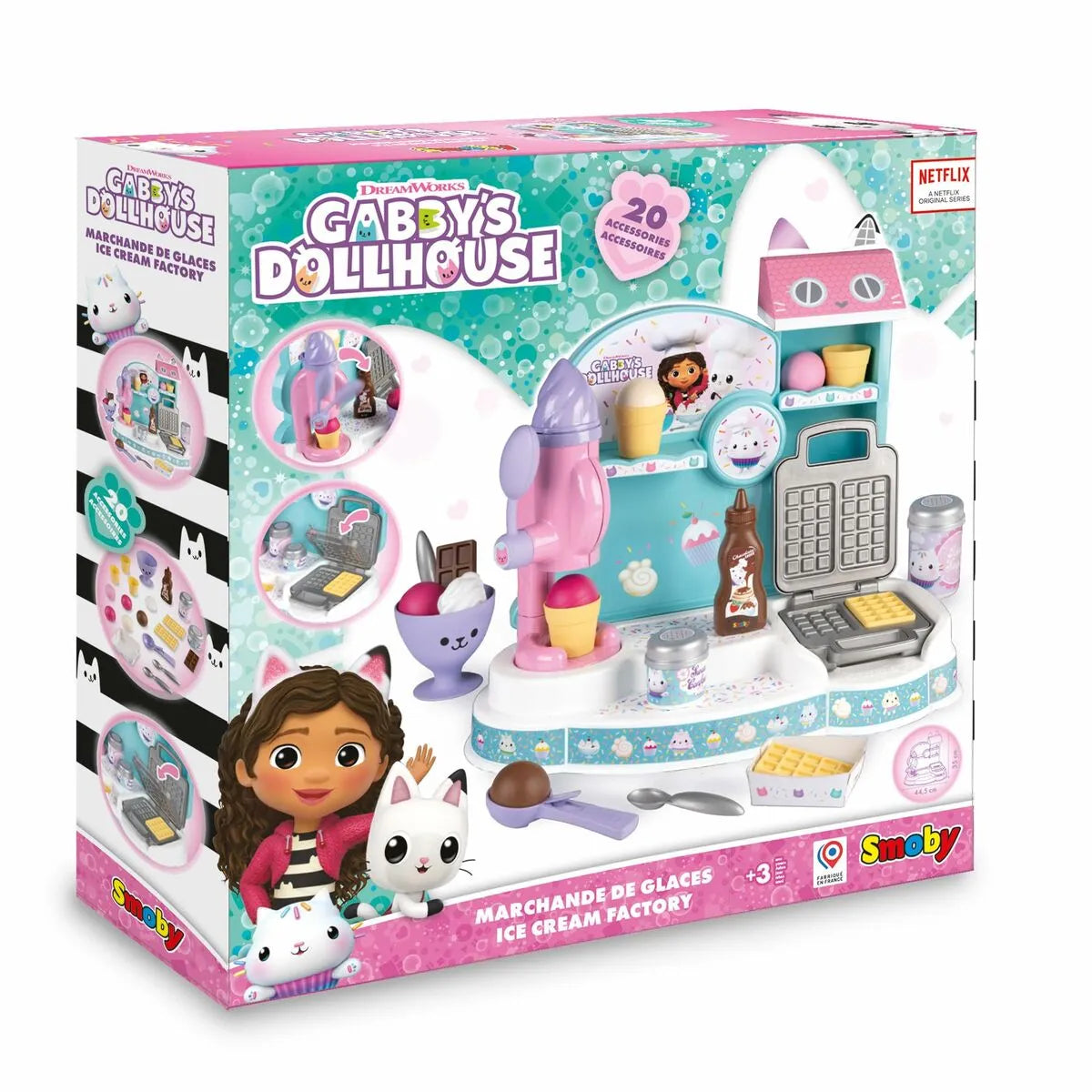 Playset Smoby Gabby´s Dollhouse Kitchen - Hracie Sady