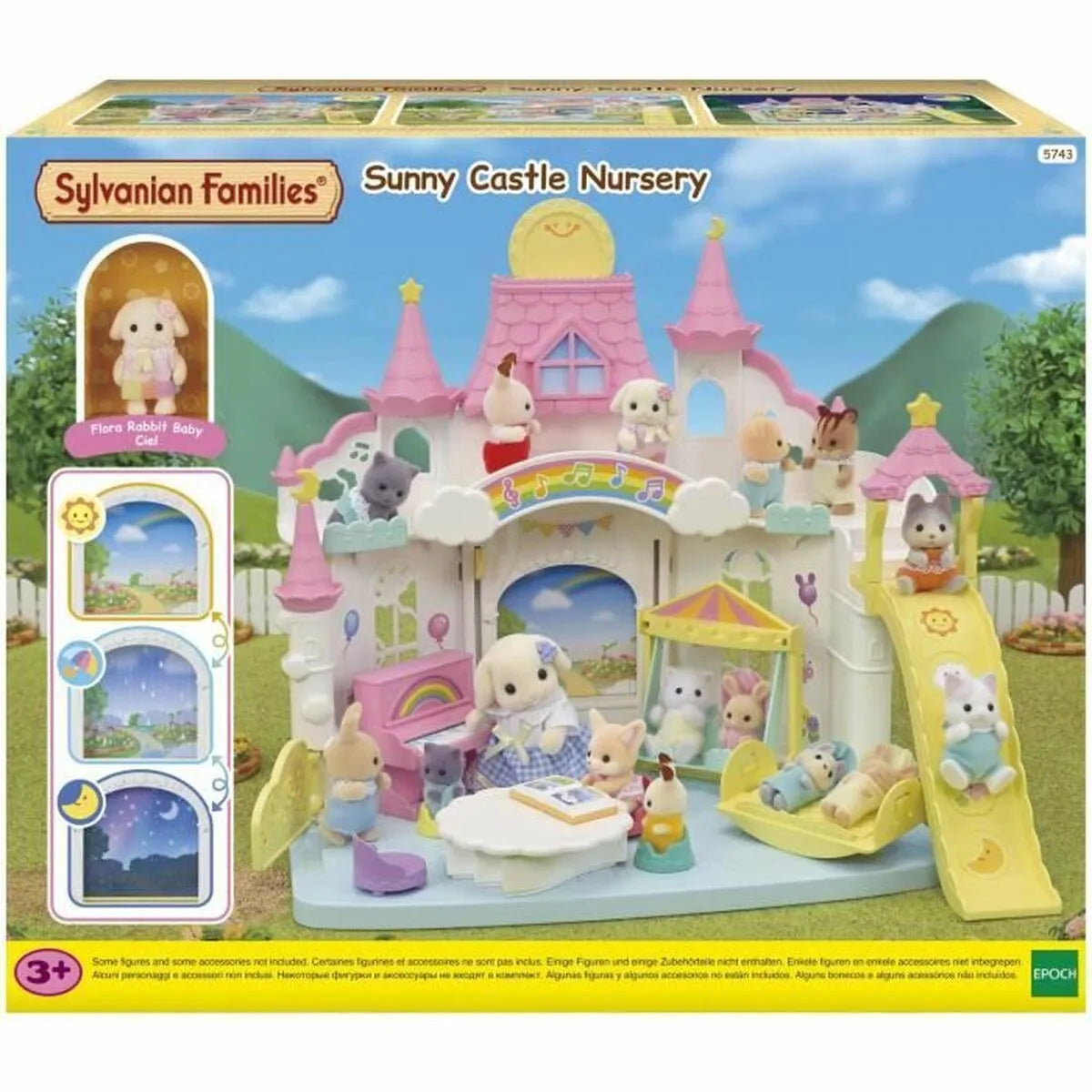 Playset Sylvanian Families 5743 Sunny Castle Nursery - Bábiky